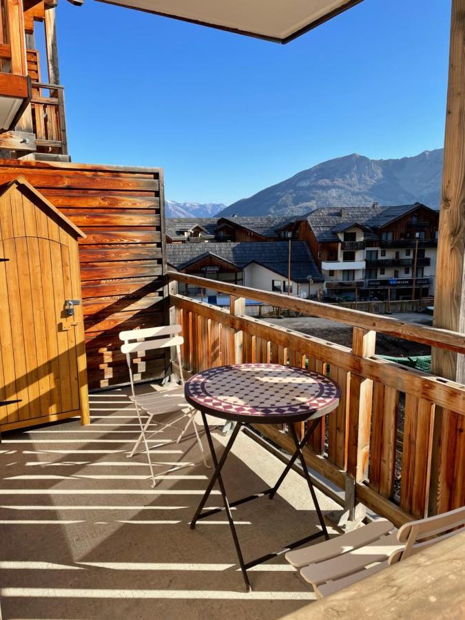 Front Neige 1800, Cosy 4-6P, Parking Couvert Apartment Les Orres Exterior foto